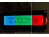 Adafruit RGB Backlight Positive LCD 16x2 + Extras (Black on RGB)