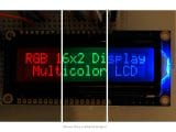 Adafruit RGB LCD 16x2 Character Display - Negative (RGB text on dark)