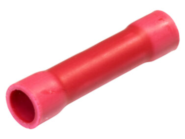 Crimp - Insulated Butt, 22-18AWG, Red, 100/pk