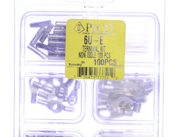 Crimp - Non-Insulated Butt Terminal Kit, 100pcs