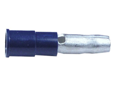Crimp - Bullet Male, 16-14AWG, 0.180", Blue, 100/pk