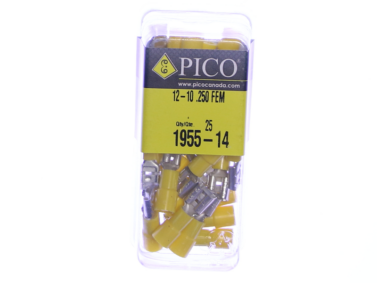 Crimp - Quick Connect Female, 12-10AWG, 0.250" Tab, 25/pk