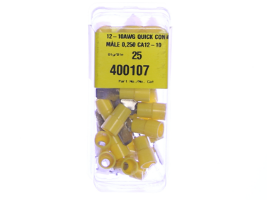 Crimp - Quick Connect Male, 12-10AWG, 0.250" Tab, 25/pk