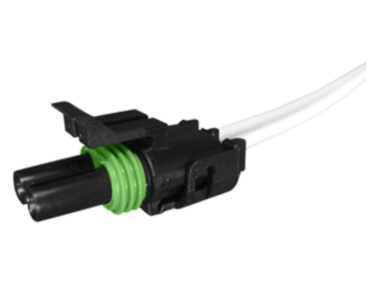 Connector - 2-Position, Female, Weather Pack, 18AWG, 20A/16VDC
