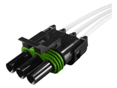 Connector - 3- Position, Female, Weather Pack, 18AWG, 20A/16VDC