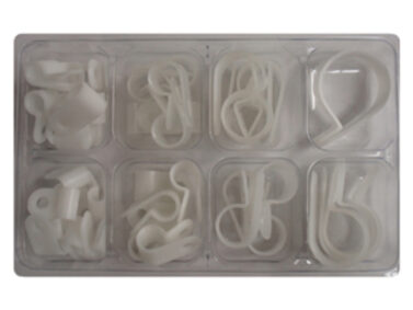 Mounting Kit - Cable Clamp Assortment, Nylon, 40/pk