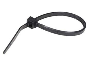 Cable Tie - 5.8" Length, 40lb, Black, 100/pk