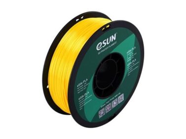eSilk 1.75mm PLA Yellow Filament - 1kg Spool