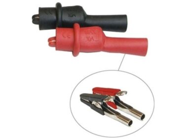 Test Probe Alligator Clip, Red/Blk - Banana, use wi TL-250