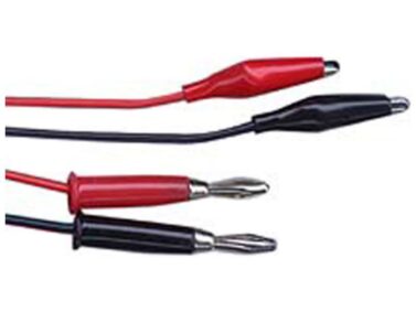 Banana Plug to Alligator Clip - 18" cord, Set