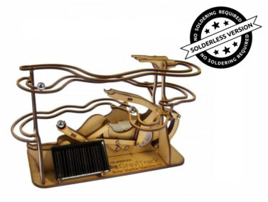 The GraviTrack Solar Marble Machine Kit (Solderless Version)