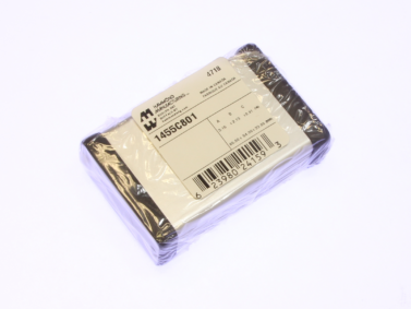 Aluminium Extruded Enclosure, Aluminium End Panels, Gray - 80x54x23mm (3.2x2.1x0.9in)
