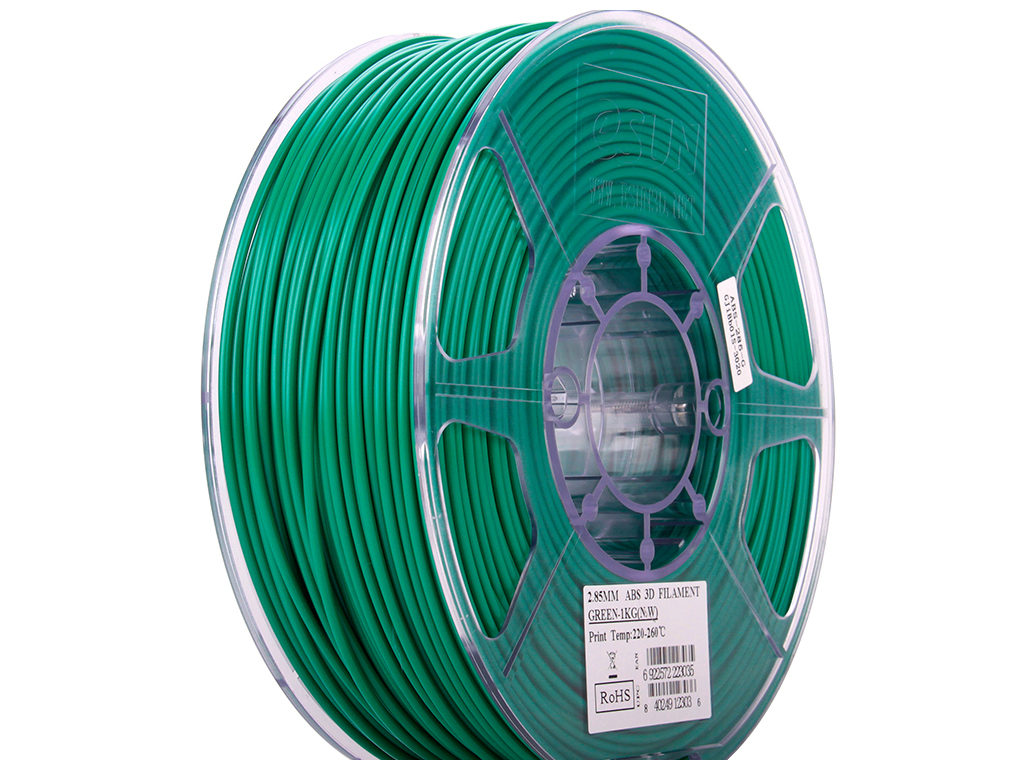 eSun 2.85mm PLA+ Green Filament - 1kg Spool - Solarbotics Ltd.