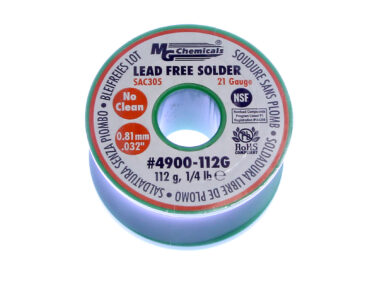 Lead Free No Clean Solder - 0.82mm, 112g Roll