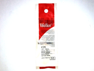 Weller PTP8 Conical Soldering Iron Tip, 0.8mm, 800 F