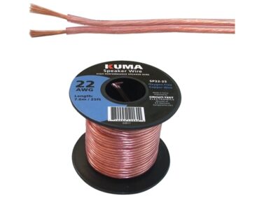 Speaker Wire 2 Conductor - 22AWG 7.6M (25') Spool