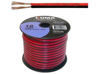 Power Wire - 18AWG, 30M (100') Spool