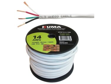 Speaker Wire - 4C 14AWG 30M (100')