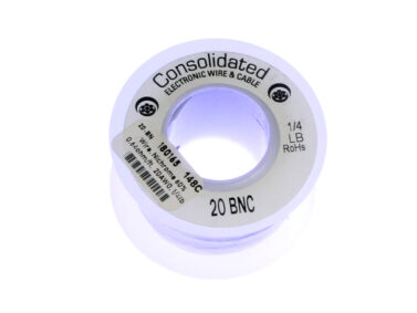 Wire, Nichrome, 20AWG - 0.64ohm/ft, 1/4lb