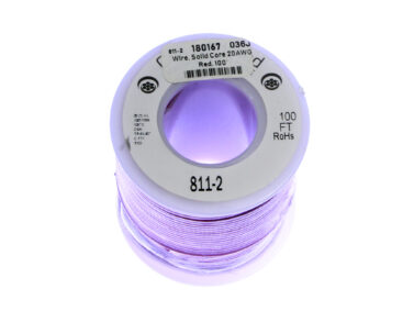 Wire, 20AWG Solid - Red, 30M (100')