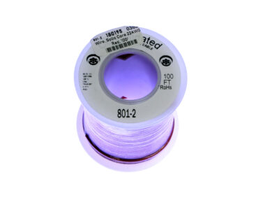 Wire, Solid Core 22AWG - Red, 30M (100')