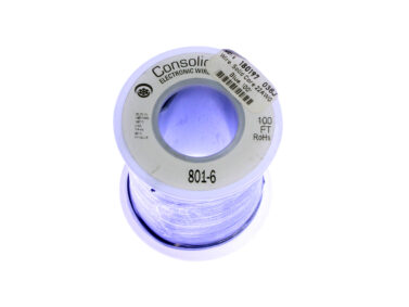 Wire, Solid Core 22AWG - Blue, 30M (100')