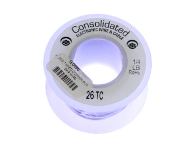 Copper Bus Wire - 26AWG, Tinned, 1/4lb