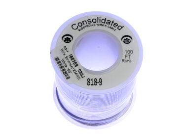 Wire, Stranded 22AWG - White, 30M (100')