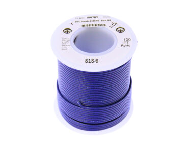 Wire, Stranded 20AWG 600V, 105°C - Blue, 30M (100') (10x30)