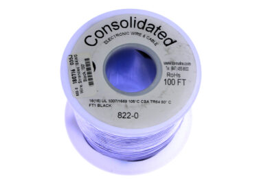 Wire, Stranded 18AWG - Black, 30M (100')