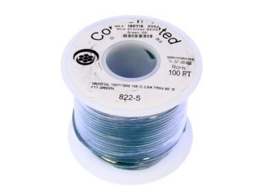 Wire, Stranded 18AWG - Green, 30M (100')