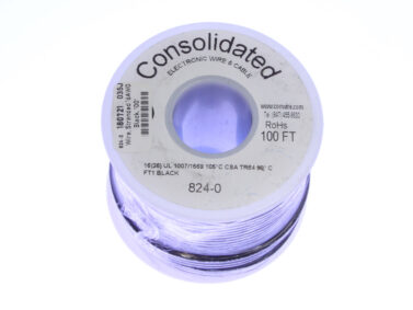 Wire, Stranded 16AWG - Black, 30M (100')
