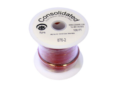 Wire, Stranded 18AWG 600V, 105°C - Red, 30M (100') (16x30)