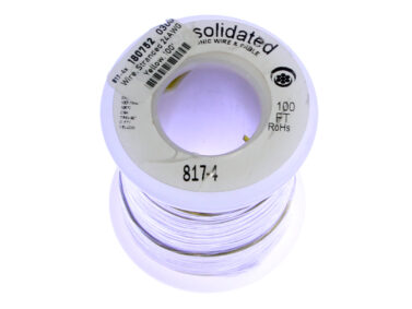 Wire, Stranded 24AWG - Yellow, 30M (100')