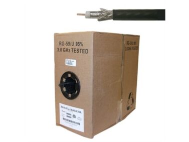 RG59 75 ohm Shielded Coaxial Cable, 1000' / 305M spool