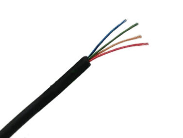 2mm 4C Earphone Cable - Black, /M