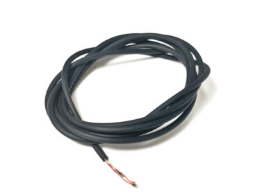 2mm 3C Earphone Cable - Black, /M