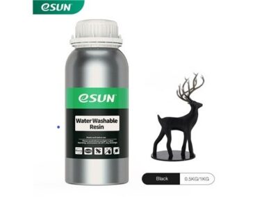 Water Washable Resin, Black, 1kg Bottle