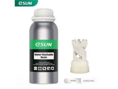 Water Washable Resin, White, 1kg Bottle
