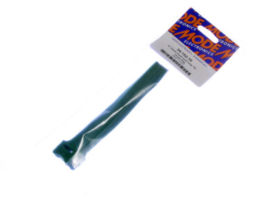 Hook & Loop Cable Tie, 150mm - Green, 10/pk