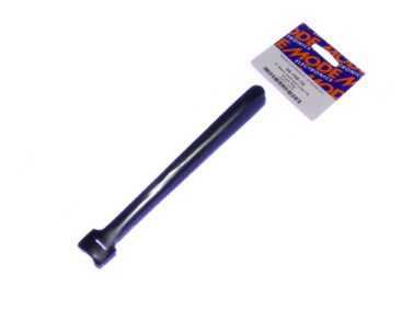 Hook & Loop Cable Tie, 200mm -  Black, 10/pk