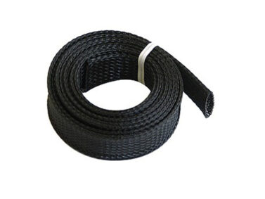 Braided Wrap Sleeving - 1/2"W x 2.1M (7'), Black