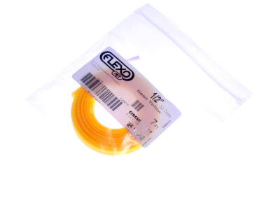 Braided Wrap Sleeving 1/2"W x 2.1M (7'), Neon Yellow