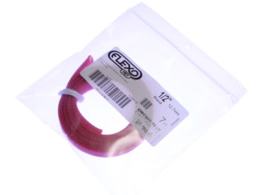 Braided Wrap Sleeving 1/2"W x 2.1M (7'), Red