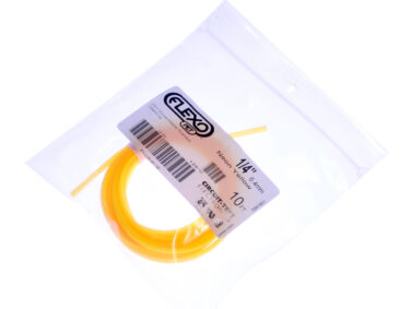 Braided Wrap Sleeving 1/4"W x 3M (10'), Neon Yellow
