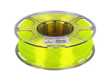 eSun 1.75mm TPU-95A Transparent Yellow Filament - 1kg Spool