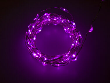 Superflex 3m 90 Pink LED Strand with 3xAA Battery Box