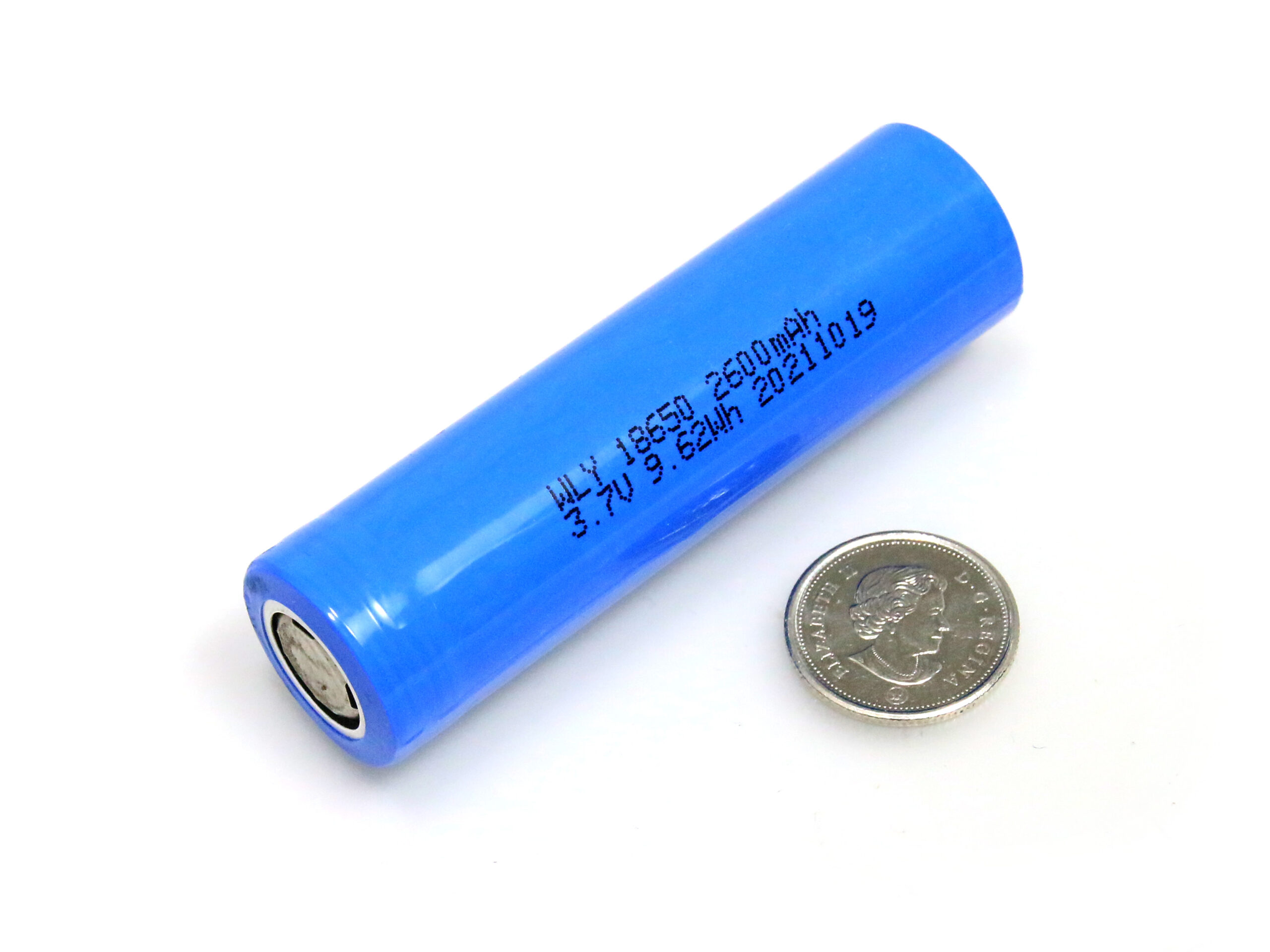 18650 Lithium-Ion 3.7V 2600mAh Rechargeable Battery