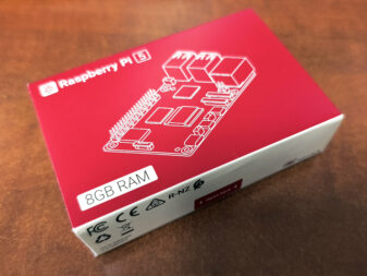 Yes, it's still in the box. You know what a Pi looks like already, right?