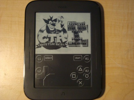 PlayStation gaming on a NOOK Simple Touch